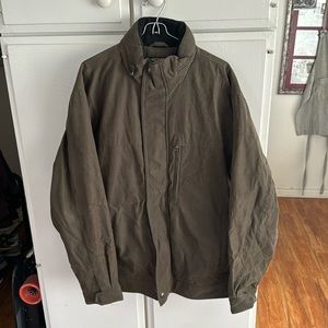 Michael Kors olive green raincoat. Warm and waterproof